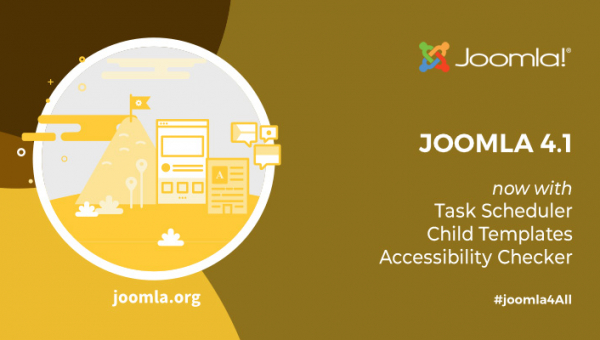 Joomla 4.1.0 och 3.10.6 utgivna